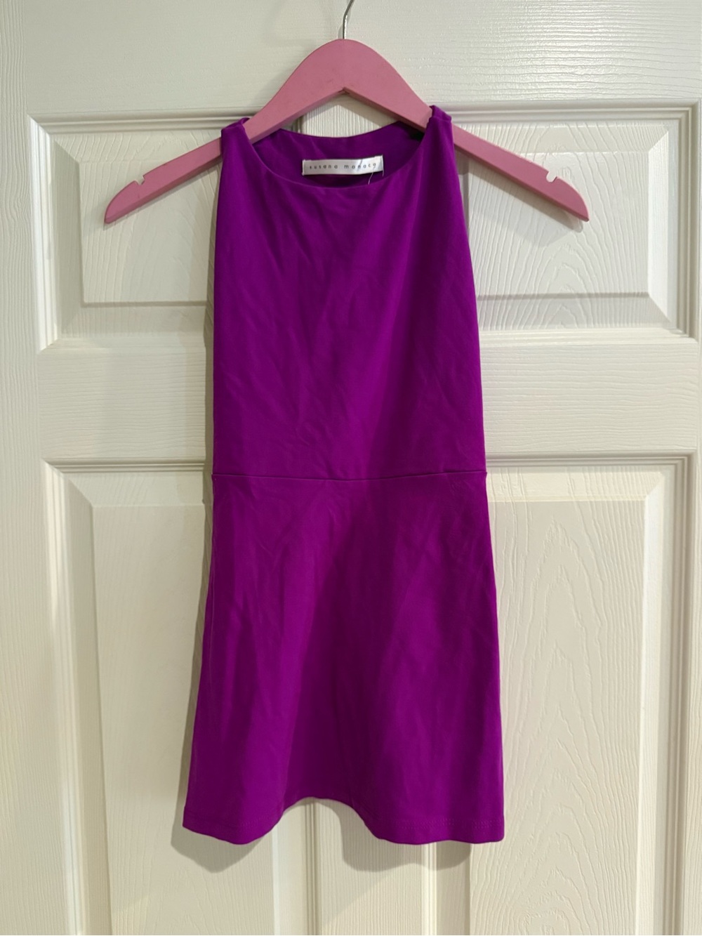 Susana Monaco Bright Purple Mini Dress